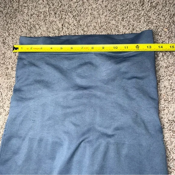 BLANQI Women's Blue Leggings maternity - Picture 7 of 8